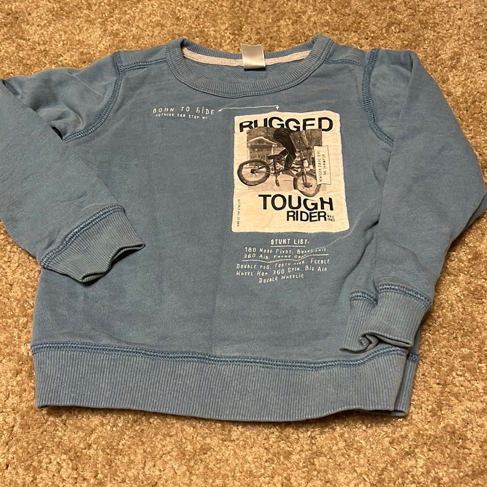 Two little boys long sleeve t shirts